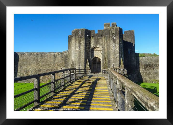 Entrance to a Castle Framed Mounted Print by Jane Metters