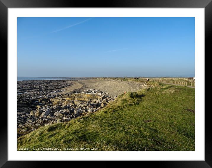 Rest Bay Framed Mounted Print by Jane Metters