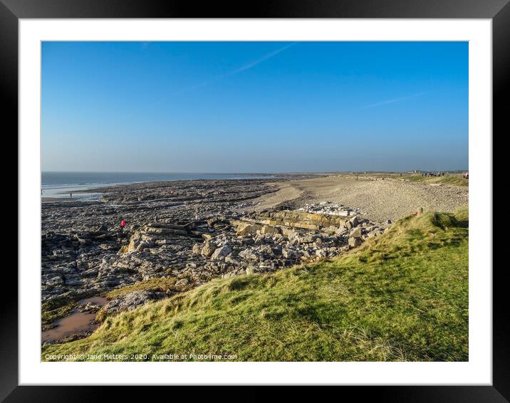 Porthcawl Framed Mounted Print by Jane Metters