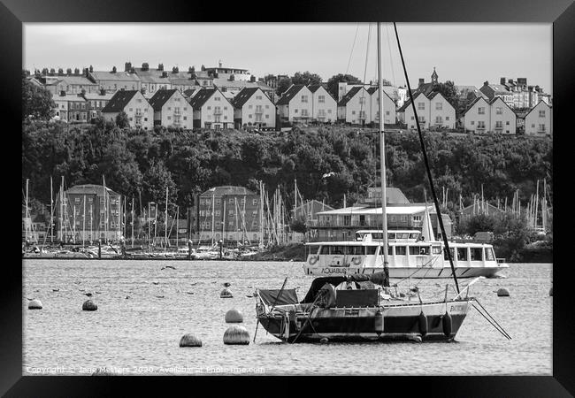 Cardiff Bay Framed Print by Jane Metters