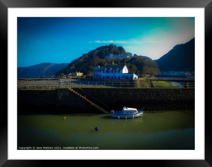 Lynmouth  Framed Mounted Print by Jane Metters