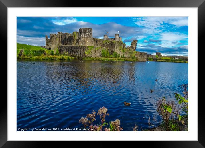 Across the Moat Framed Mounted Print by Jane Metters