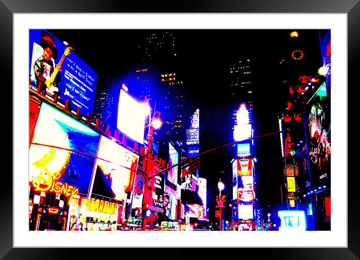 The Crossroads of the World Framed Mounted Print by Megan Winder
