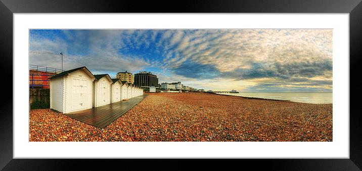 Morning in Eastbourne Framed Mounted Print by Michael Baldwin