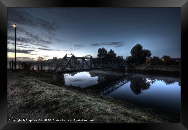 Bridge Framed Print by Stephen Paul Cahill