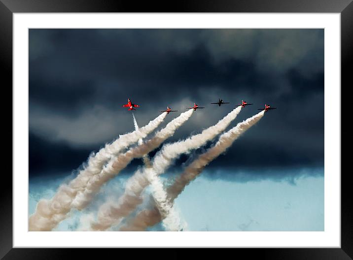  Red Arrows Goose  Framed Mounted Print by Claire Hartley