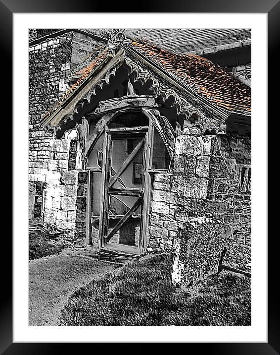 The Doorway Framed Mounted Print by carin severn