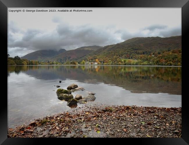 Majestic Reflections of Grasmere Water Framed Print by George Davidson