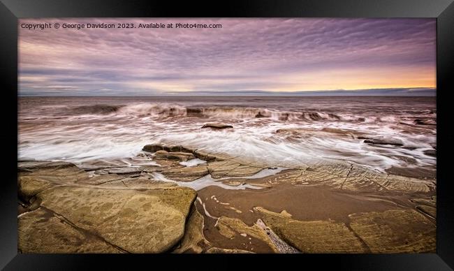 Colours of the Sea Framed Print by George Davidson