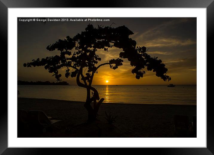 Jamaica, Mon... Framed Mounted Print by George Davidson