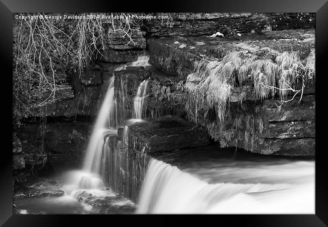 Fast Water Framed Print by George Davidson