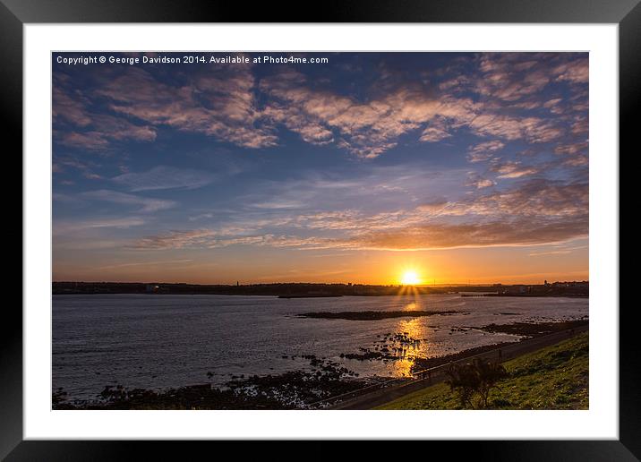  The Star of the Tyne Framed Mounted Print by George Davidson