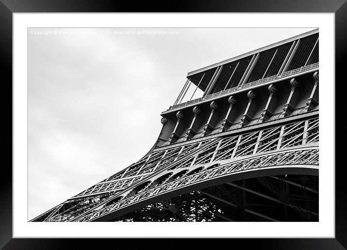  La Tour Eiffel Framed Mounted Print by George Davidson