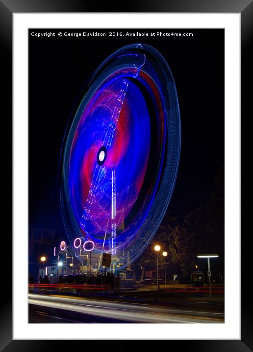 A Fair Speed Framed Mounted Print by George Davidson