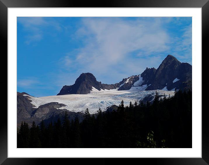  Exit Glacier Framed Mounted Print by sharon bennett