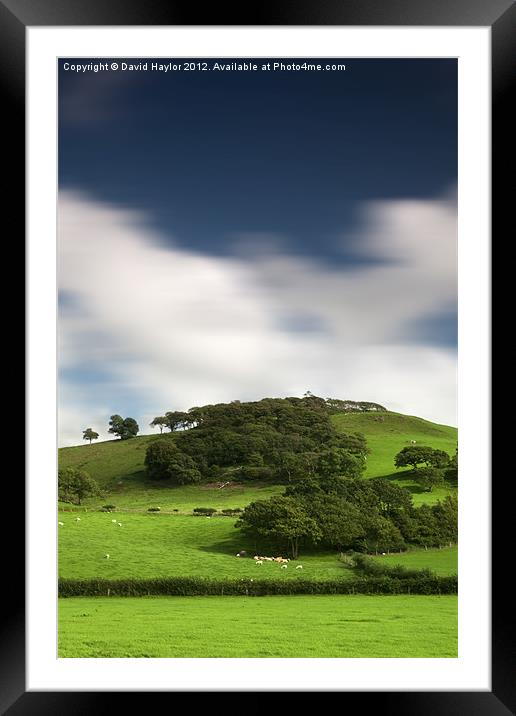 Dysynni Valley Framed Mounted Print by David Haylor