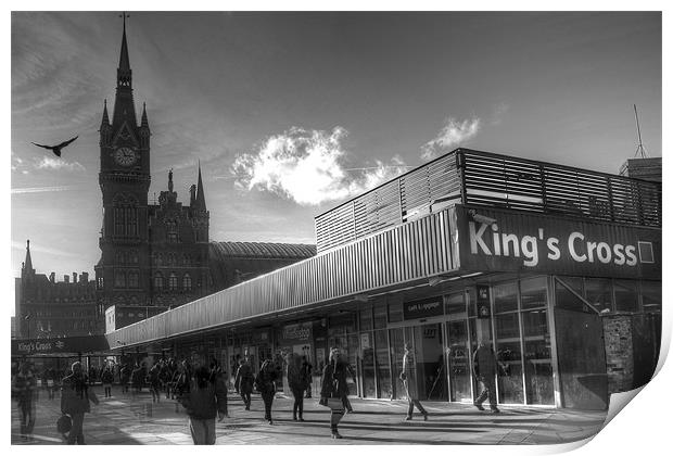 Kings cross station, London Print by Jonathan Pankhurst