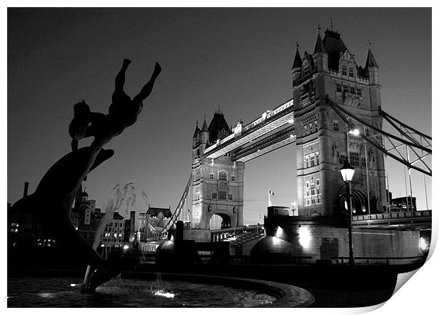 Londons Majestic Tower Bridge Print by Jonathan Pankhurst