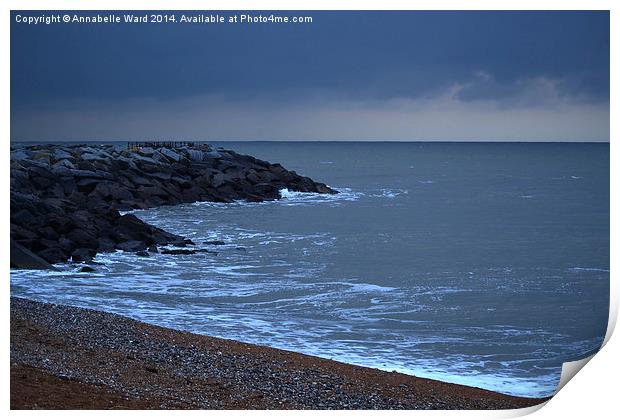 Sea and the Storm Print by Annabelle Ward