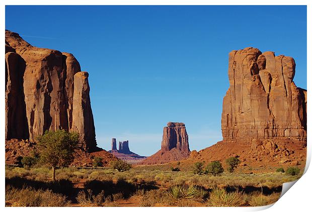 Spectacular Monument Valley, Arizona Print by Claudio Del Luongo
