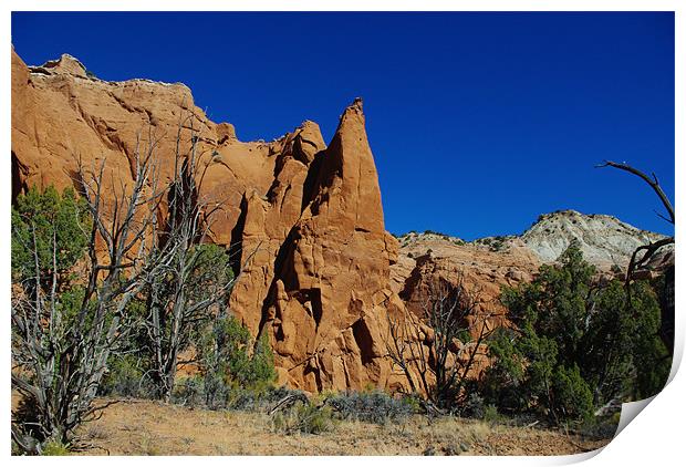 Kodachrome impression, Utah Print by Claudio Del Luongo