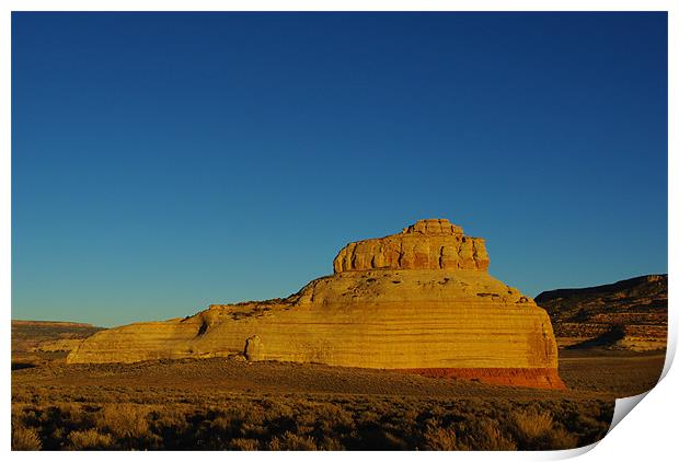 Church Rock, Utah Print by Claudio Del Luongo