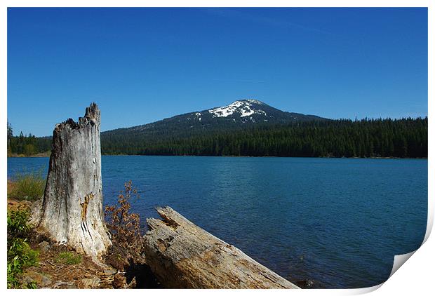 Lake of the Woods, Oregon Print by Claudio Del Luongo