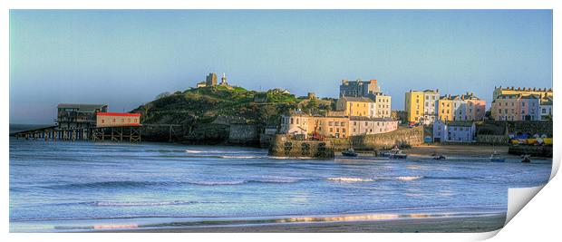 Tenby Panorama Print by Steve Duckworth