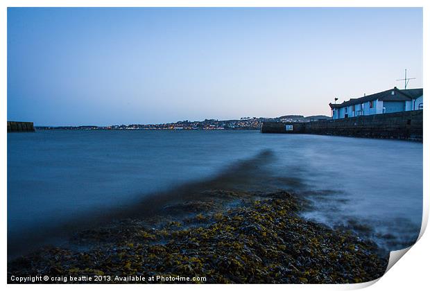 Broughty Ferry Harbour Print by craig beattie