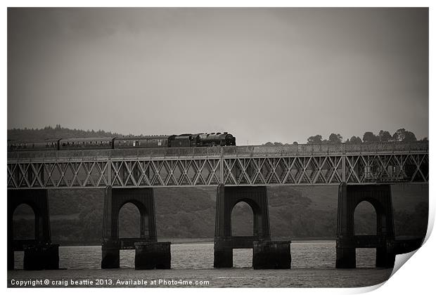 Scots Guardsman B&W Print by craig beattie