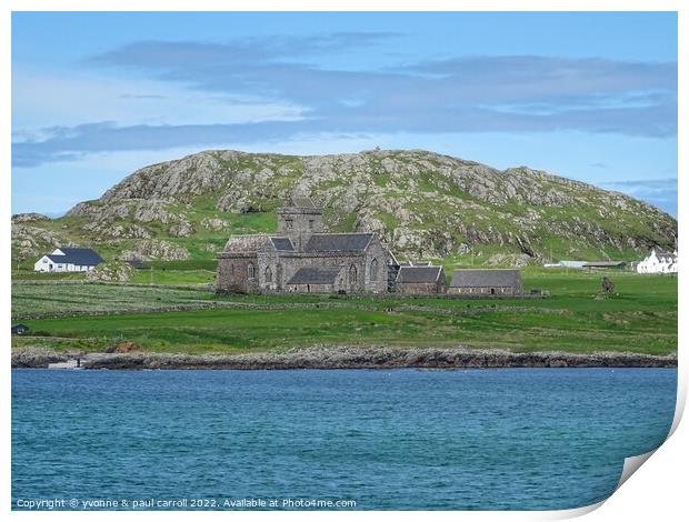 Iona Abbey Print by yvonne & paul carroll