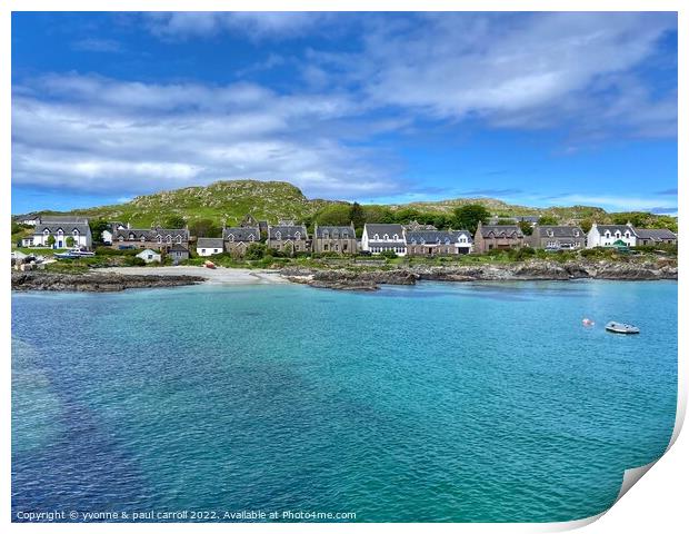Iona island, Scotland Print by yvonne & paul carroll