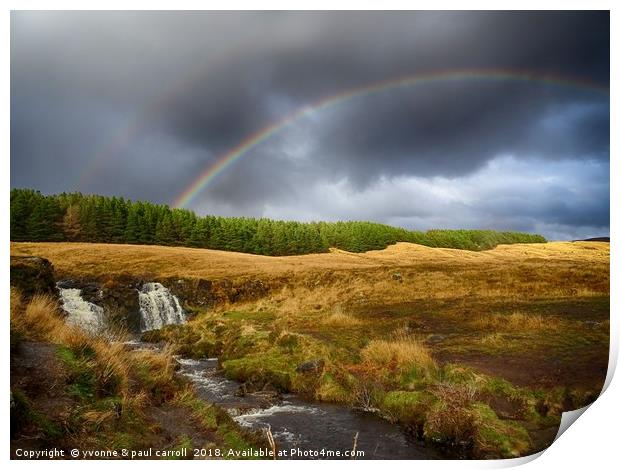 Walk to the Fairy Pools, Isle of Skye Print by yvonne & paul carroll