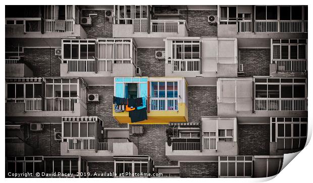 A Room With A View Print by David Pacey