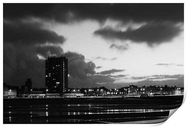 Margate Seafront Print by Selena Chambers