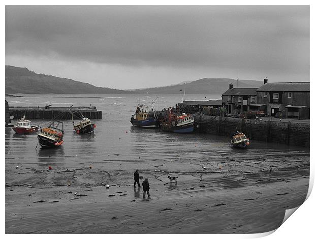 Lyme Bay - Dorset Print by kelvin ryan