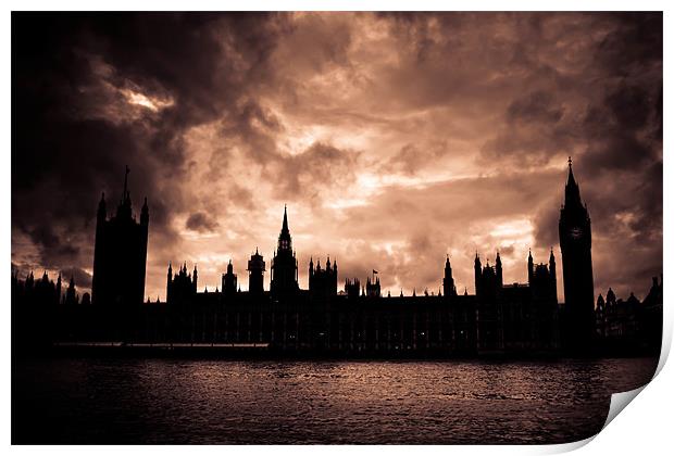Westminster Print by Phil Robinson