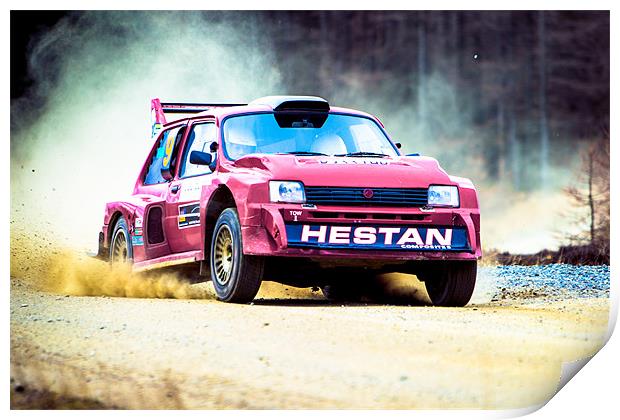 Metro 6R4 Powers Up Hill Print by Steven Brown