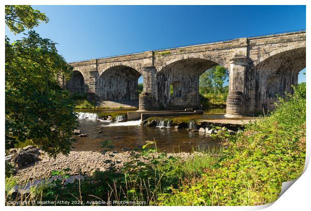 Alston Arches, Haltwhistle, Northumberland Print by Heather Athey