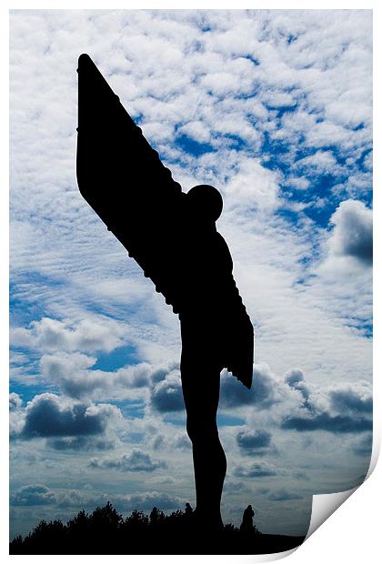 Angel of the North Print by Heather Athey