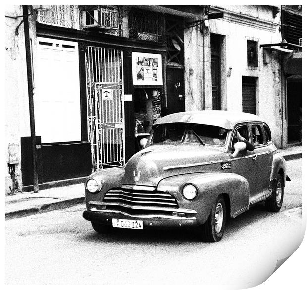 Cuba Car 2 Print by Graeme B