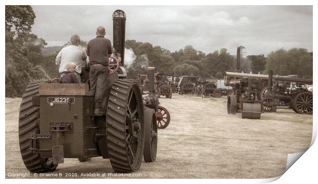 Steam Show Print by Graeme B