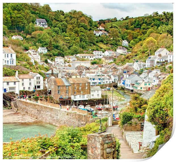 Polperro  Print by Graeme B