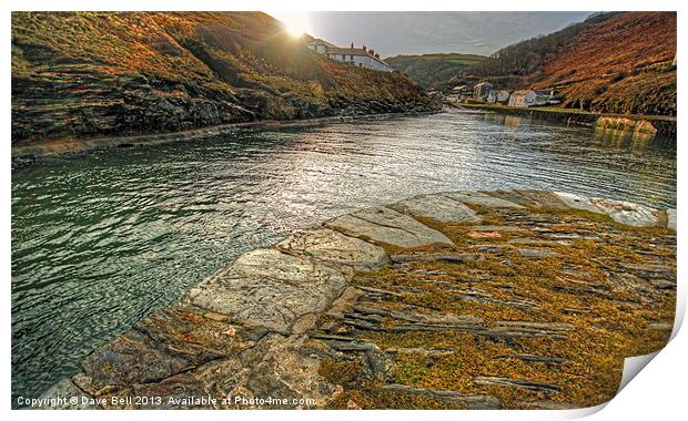 Boscastle Cornwall Print by Dave Bell