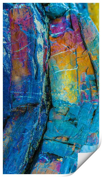 Rock True colours portrait Print by Dave Bell