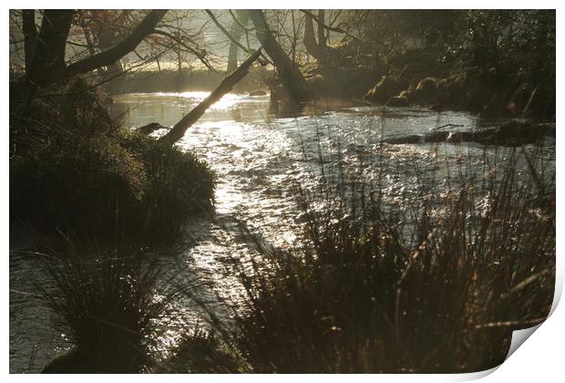 Dark River. Print by Dave Bell