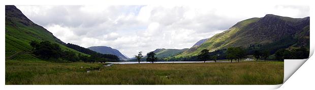 Buttermere Print by Oliver Gibson