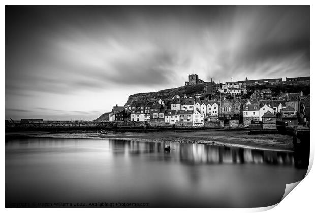 4 minutes at Whitby Print by Martin Williams