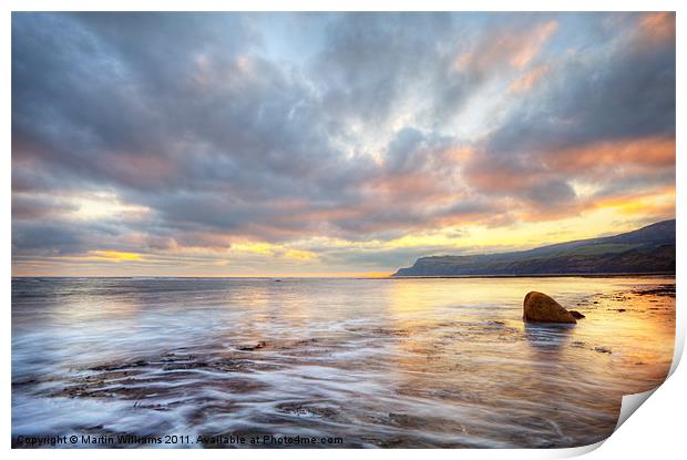 Robin Hood's Bay Print by Martin Williams