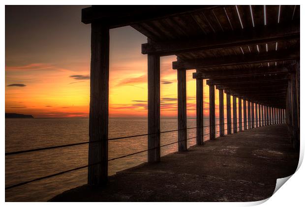 Whitby - Under the Boardwalk Print by Martin Williams